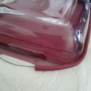 NWOT ANCHOR HOCKING WITH RED WARMING LID